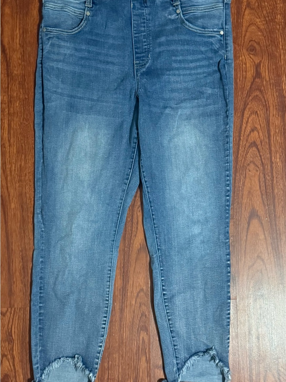 Liverpool Women's Blue Ankle Crop Stretch Jeans